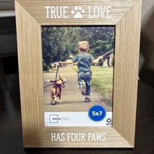 True Love has four paws pet picture frame